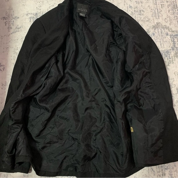 VTG Limited London Paris New York Black Linen Blend Blazer XS - Picture 14 of 16